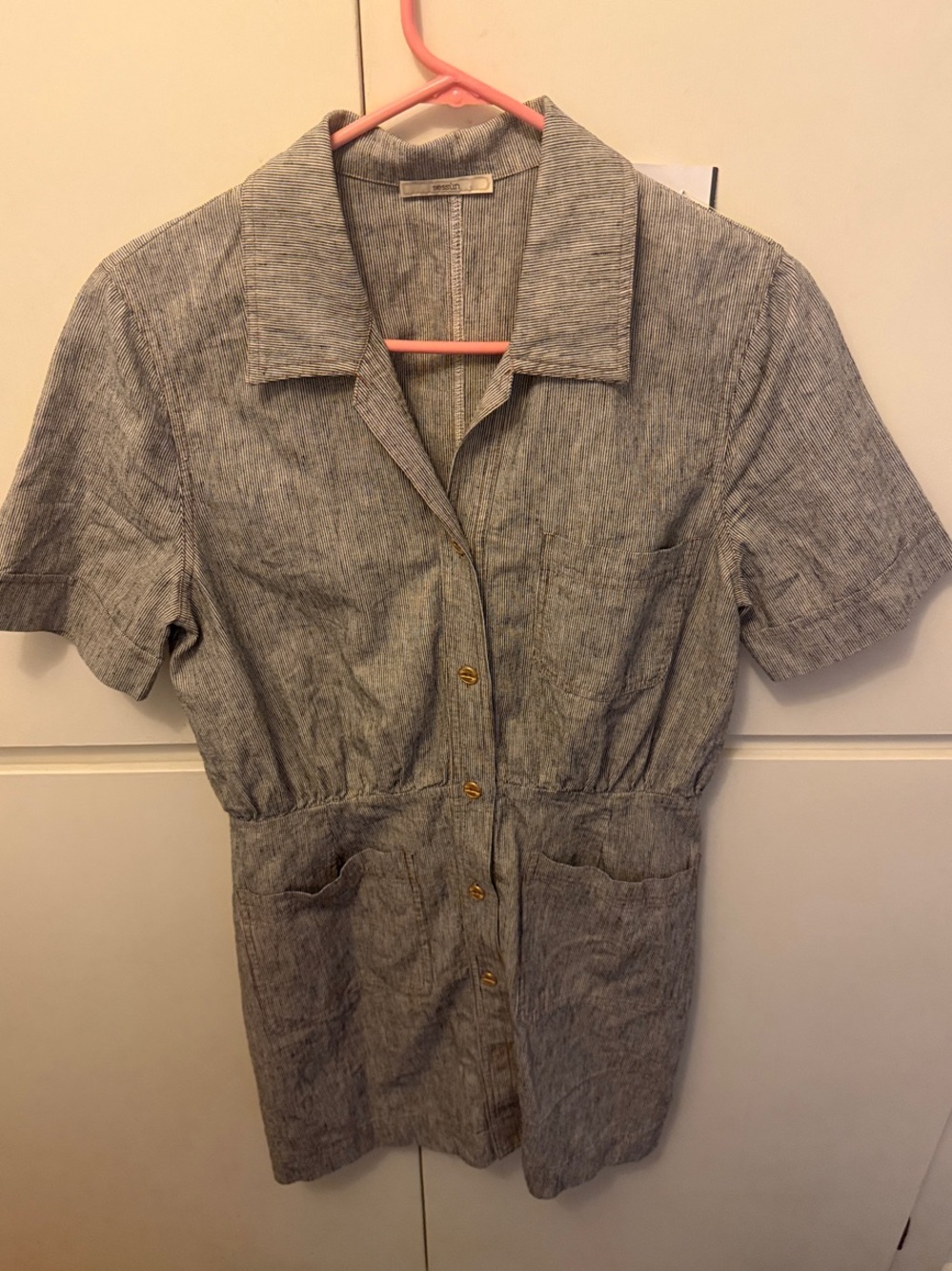 Tanohi Linen & Cotton Shirtdress